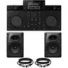AlphaTheta XDJ-AN + enceintes de monitoring + câbles