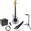 Sire Marcus Miller Z3 5-String Silver Sparkle Pack Débutant Basse Élec...