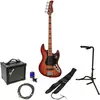 Sire Marcus Miller V5-4 Alder Tobacco Sunburst Pack Débutant Basse Éle...