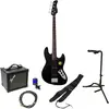 Sire Marcus Miller V3P 4-String Black Satin Pack Débutant Basse Électr...