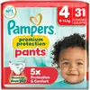 Pampers culottes géant - T4 - 31 pièces