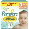 Pampers Couches Premium Protection Maxi Pack T3 (6-10 Kg)