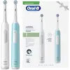 Oral-B Professional Clean 1 Escova Elétrica Duo Set Branco Azul