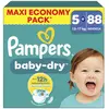 88 Couches Pampers Baby Dry, Taille 5+