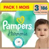 186 Couches Harmonie Taille 3 (6kg - 10kg) - Pampers TU