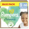 Pampers Couches Harmonie taille 5 Junior 11 kg+ Maxi Pack 1x66 pièces