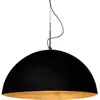 IN-ES.ARTDESIGN lampe à suspension MEZZA LUNA 1 (Noir / Doré - Laprene...