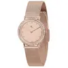 Montre Femme - B&G - PREPPY - Acier Rose - Boîtier Rond 32mm - Style Chic