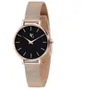 Montre Femme B&G PREPPY - Métal Rose - Quartz - Verre minéral - Boîtier Rond - Doré rose