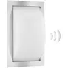 LCD Applique extérieur Ivett E27 acier inox détecteur