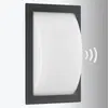 LCD Applique d'extérieur Ivett E27 graphite avec détecteur de mouvemen...