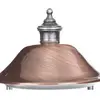 LCD Applique d'extérieur Peggy avec abat-jour en cuivre, verticale