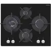 Airlux - table de cuisson gaz 60cm 4 feux noir  av685hbk - AIRLUX - AV 685 HBK
