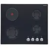 Airlux - table de cuisson mixte 60cm 4 feux noir  av647hbk - AV647HBK