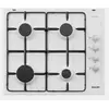 Table de cuisson gaz 4 foyers Glem GTL64WH - Puissance 7500 W - Blanc