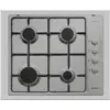 Table 4 foyers gaz 60 cm Glem GTL64IX - Puissance gaz totale : 7500 W - coloris inox