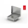 Planet Plancha Encastrable Gaz Oasi 55 Lisse Rainurée + Couv 203091