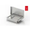 Planet Plancha Encastrable Gaz Oasi 80mix Lisse + Couvercle 203094