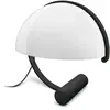 Stilnovo Meta lampe à poser LED avec LED E27 noire