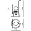 Stilnovo Bugia lampe de table LED blanche