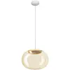 Stilnovo La Mariée suspension LED dorée/blanche