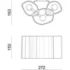 Stilnovo Applique LED Honey 27,2 cm