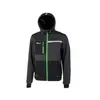 1 X ASPHALT GRIS VERT L SWEAT-SHIRT ZIPPÉ + CAPUCHE GALAXY U-POWER