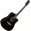 Eko guitars Ranger CW EQ Black Guitare Dreadnought acoustique-électrique