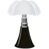 Lampe de table Pipistrello LED intégrée Noir/Brun fonçé Martinelli Luce