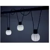 MARTINELLI LUCE lampe de table pour extérieur KIKI (3 lampes - Polyéthylène)