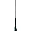 Suspension en aluminium noir 6 x 26 cm Colibri - Martinelli Luce