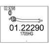 MTS Tuyau d'échappement pour PEUGEOT: 206 (Ref: 01.22290)