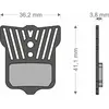 Brenta Ciclo Plaquettes Lightech pour Freins Avid Elixir et SRAM XX/X0/DB/Level