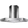 AIRONE hotte d'angle ZEUS ANGOLARE (90 cm - Acier Inox)