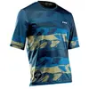 Northwave Xtrail Jersey Short Sleeve Mtb Man - Maillot VTT homme Blue / Khaki S