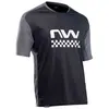 Maillot Northwave Edge manche courte noir gris foncé - M