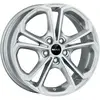Jante alu 16 pouces MAK Rhein 5x108 6,5J ET45, Farbe Silber