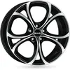 Jante Alu Mak Lario 17 Pouces - 7.5x17 5x110 Et31 Noir Brillant