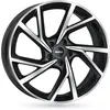 Jante Alu Mak Kassel 7.5x18 5x112 Et42 Noir Face Polie