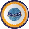 Bitossi Home - Assiette à pizza Vaisselle - Orange - Porcelaine - Desi...