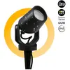 Fumagalli Spot à piquet Minitommy-EL 1 lampe CCT noir/givré