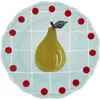 Bitossi Home - Assiette à dessert Quadri - Bleu - Porcelaine