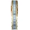 Ruban Charlotte 40 mm dentelle, bleu ciel