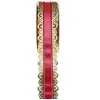 Ruban Charlotte 40 mm dentelle, rouge