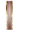 Ruban Charlotte 40 mm dentelle, rose