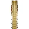 Ruban Charlotte 40 mm dentelle, jaune