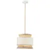 Luce Ambiente Design Suspension Gazebo, naturel/beige, Ø 26 cm, rotin/...