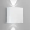 INTEC Applique d'extérieur LED KLEIN, blanche, largeur 11 cm, plastiqu...