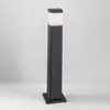 Intec Borne lumineuse carrée noire FOCUS LED en polycarbonate GU10
