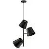 Fan europe colt plafonnier suspendu à 3 bras multiples gris 51x59,5cm